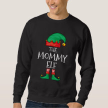Famille d'elfes Noël Maman Mama Elf