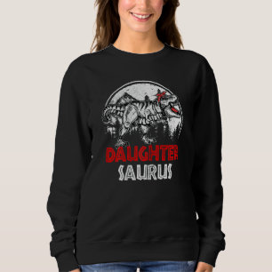 Sweatshirt Famille Dinosaur Rex Fille Saurus Daughtersaur
