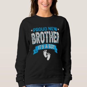 Sweatshirt Famille Genre Révéler Fier Nouveau Frère C'est un