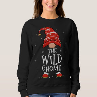 Sweatshirt Famille Gnome Wild Xmas Correspondant Gnomes de No