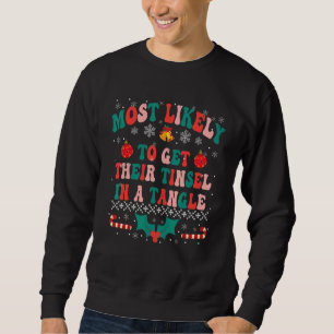 Sweatshirt Famille la plus susceptible de s'emmêler dans leur