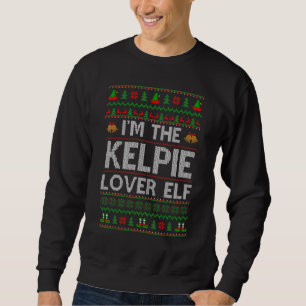 Sweatshirt Famille Matching Ugly Je suis The Kelpie Elf Chris