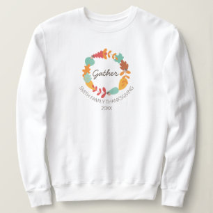 Sweatshirt Famille Thanksgiving Gather