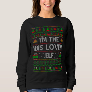 Sweatshirt Family Matching Ugly Je suis L'Ibis Elf Christmas