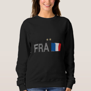 Sweatshirt Fan de football France Chemise Française