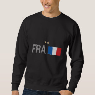Sweatshirt Fan de football France Chemise Française