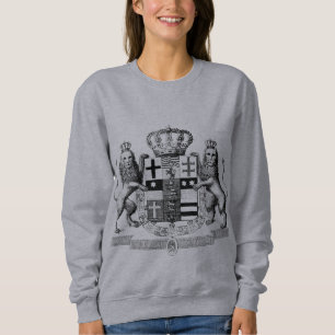 Sweatshirt Fancy Antique Manteau d'armoiries Lions