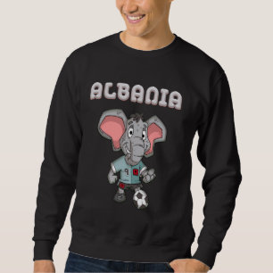 Sweatshirt Fans albanais des éléphants