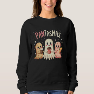 Sweatshirt Fantasmas Cute Ghost Café Foodie Taco Lover Tren