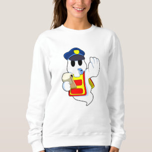 Sweatshirt Fantôme en policier avec Sifflet