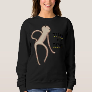 Sweatshirt Fatigué Mais Essayant De Blob Honnête Pour Les Hom