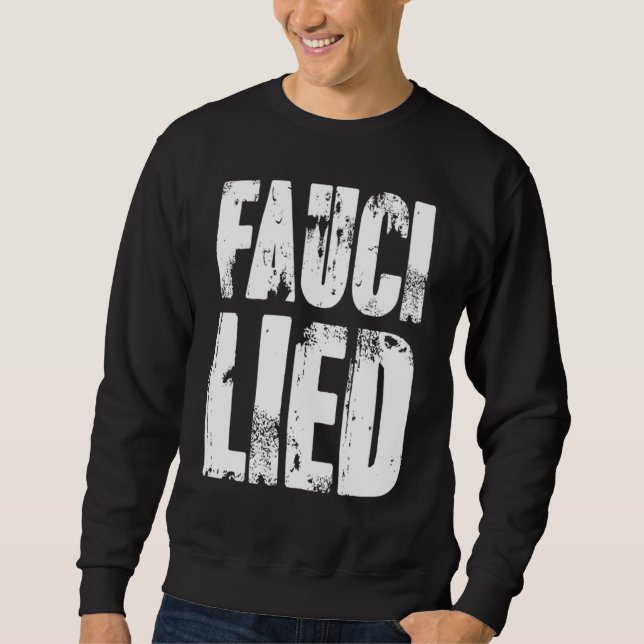 Sweatshirt Fauci Lied _2 (Devant)