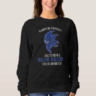 Sweatshirt Faucon Bleu Humour D'Argile