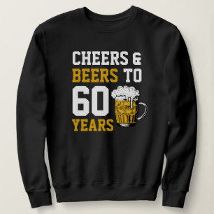 Sweatshirt Félicitations pour les 60 ans d'anniversaire et bi