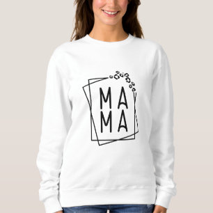 Sweatshirt Feline Mama Sweater - Blend Premium