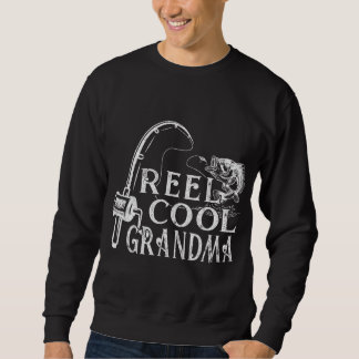 Sweatshirt Femen Reel Cool Grand-mère Pêche Vintage Retro Mot