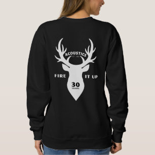 Sweatshirt féminine - Pompiers de stade + 30 ans