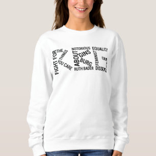 Sweatshirt Féminisme, RBG notoire, Ruth Bader Ginsburg, RGB
