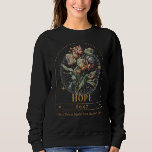Sweatshirt Feministe florale 8647 Anti-Trump Droits de l'Homm