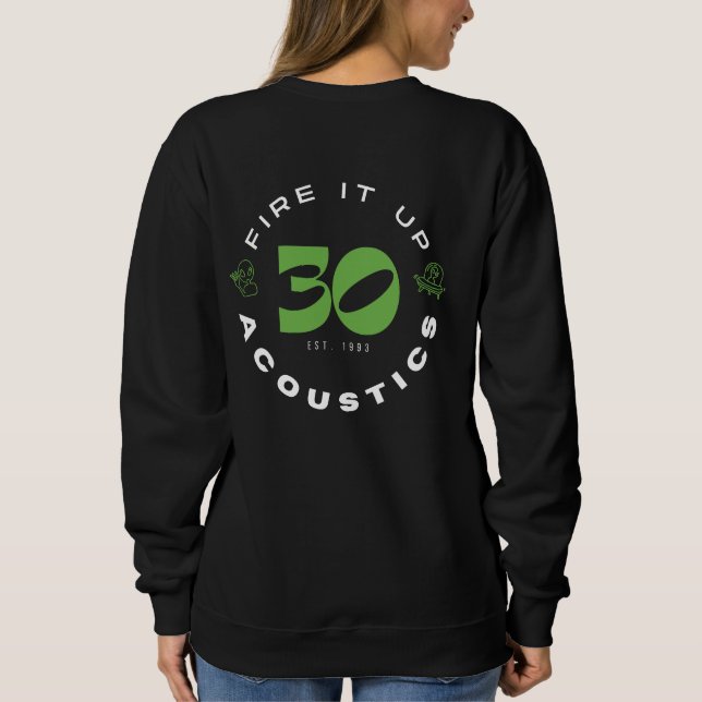 Sweatshirt femme - Alien incendie + 30e Sceau (Dos)