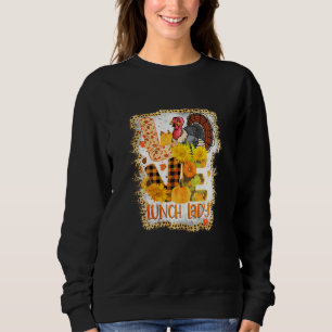 Sweatshirt Femme Bleached Love Turquie Déjeuner Lady Thanksgi