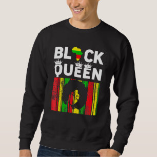 Sweatshirt Femme de la Reine noire Maman Fille Fier Africaine