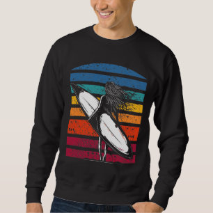 Sweatshirt Femme de planche de surf Vintage Graph Girl