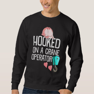 Sweatshirt Femme De Travailleur De Construction Accrochée À U