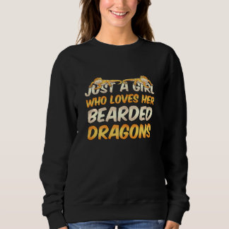 Sweatshirt Femme Juste Une Fille Qui Aime Ses Dragons Entraîn