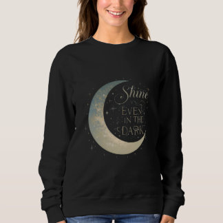 Sweatshirt Femme Lune – "Brillez Même dans le Noir