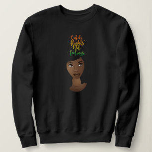 Sweatshirt Femme noire, Vols Captifs Pas Sentiments