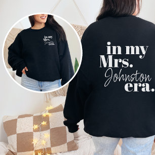 Sweatshirt Femme personnalisée Era Bride Lune de miel Cool te