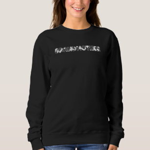 Sweatshirt Femme Poster de animal Vache Motif Grand-Mère De L