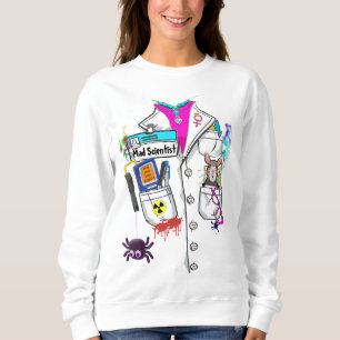 Sweatshirt Femme sur mesure Mad Scientifique Halloween Mantea