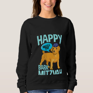 Sweatshirt Femmes Bark Mitzvah Chien Funny Juif Bar Mitzvah H