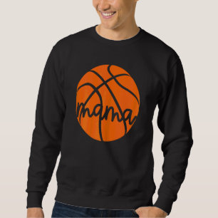 Sweatshirt Femmes Basket Basket Mama Vintage Fier Maman Mères