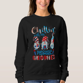 Sweatshirt Femmes Chillin Avec Mes Gnomes Pédiatriques 4ème D