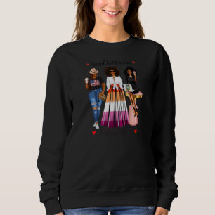 Sweatshirt Femmes élevées aux États-Unis Lesbiennes Sang Femm