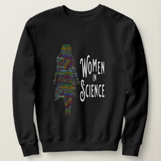 Sweatshirt Femmes En Science Femme Silhouette Word Remplissag