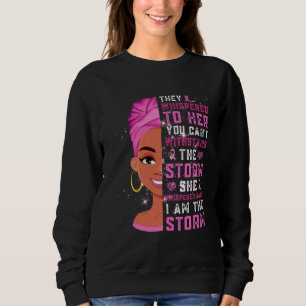 Sweatshirt Femmes fortes, rose octobre