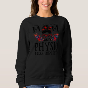 Sweatshirt Femmes J'Ai Deux Titres Maman Et Physio Red Buffal