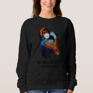Sweatshirt Femmes Nous Serons Entendus Africain Infirmière Li