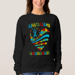 Sweatshirt Femmes Sensibilisation sur l'autisme Femmes Soutie