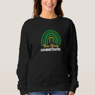 Sweatshirt Femmes Un chanceux administrateur école Rainbow St