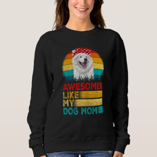 Sweatshirt Femmes Vintage stupéfiant Comme Mon Américain Eski