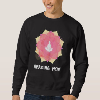 Sweatshirt Femmes Yoga Maman Fête des mères Mandala 3