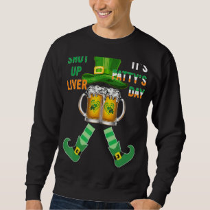 Sweatshirt Fermer Jour de la St Patrick au foie mignon bière