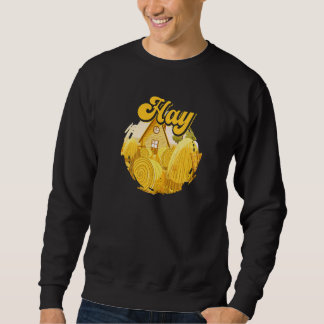 Sweatshirt Fermier de foin Agriculture Plantation Tracteur ag