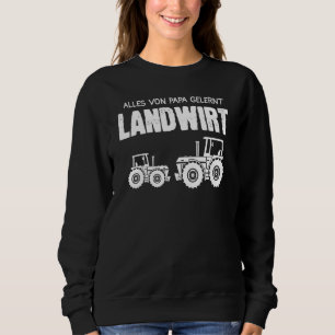 Sweatshirt Fermier Papa Son Tracteur Ferme Tracteur
