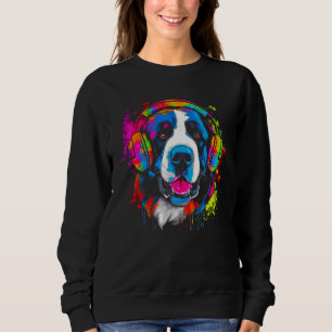 Sweatshirt Festival de DJ de chien Saint-Bernard